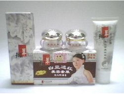 漢方古韻神農斑草白里透紅美容二件套送潔面乳 臺灣化妝品優選